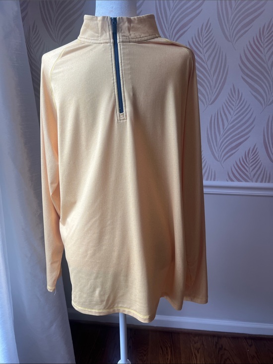 Bugatchi Other - Bugatchi Pale Yellow Quarter Zip-Front Pullover, Size L, NWOT